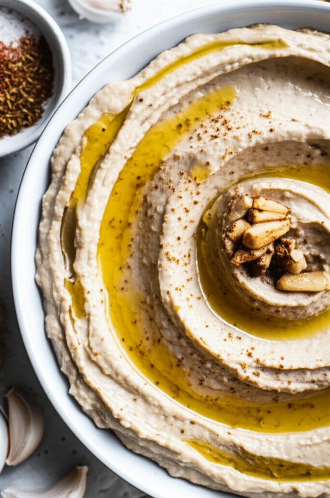 Baba Ghannouj Smoked Eggplant Aubergine Puree image