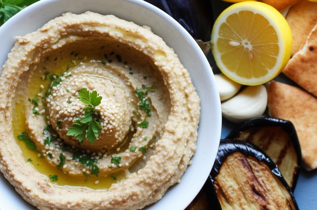 Baba Ghannouji Hummus image