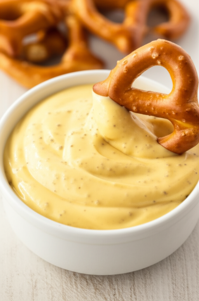 2Bleu S Sweet Mustard Sauce For Pretzels And More image
