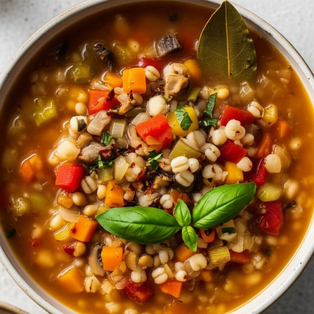 2Bleu S Vegetable Barley Soup image