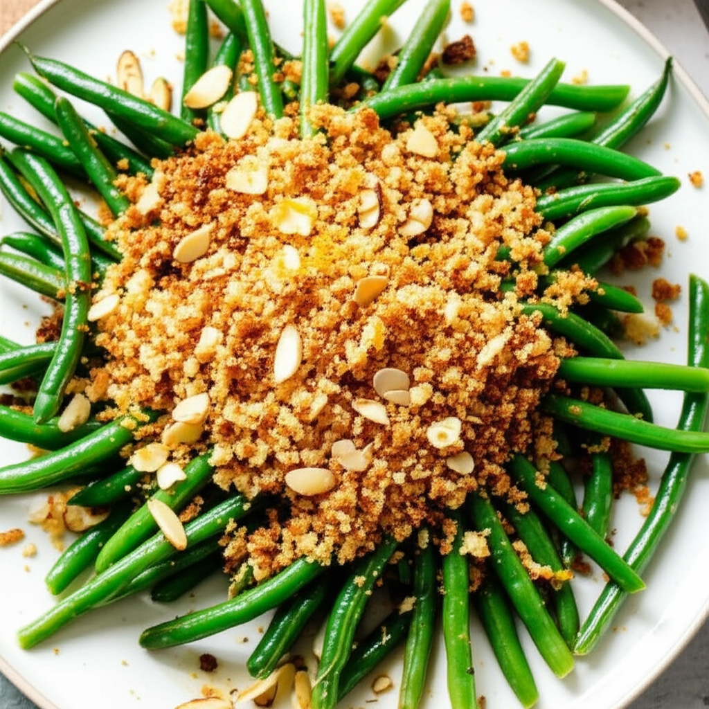 Baby Beans With Orange Crumble image