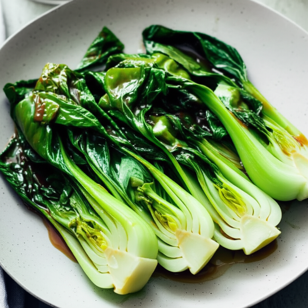Baby Bok Choy With Oyster Sauce image