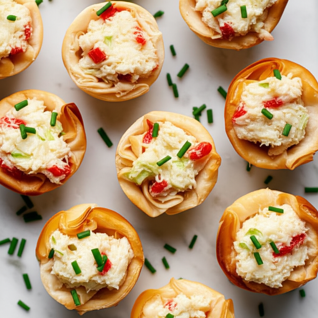 Baby Brie Crab Appetizers image