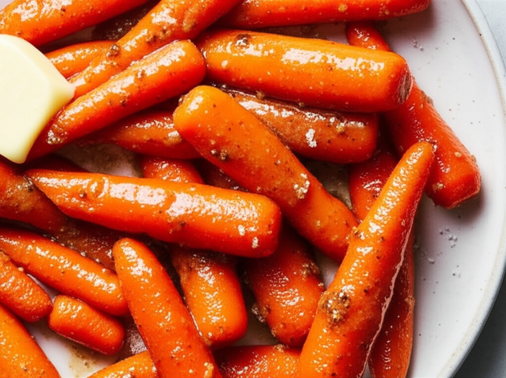 Baby Carrots With Brown Sugar And Mustard image