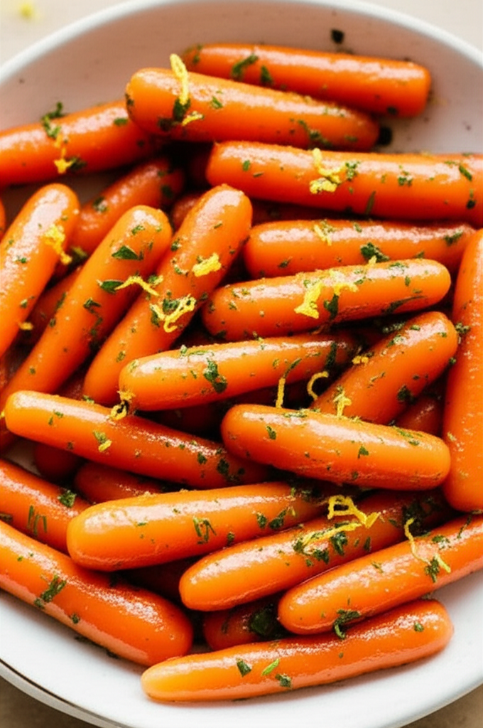 Baby Carrots With Lemon And Parsley image