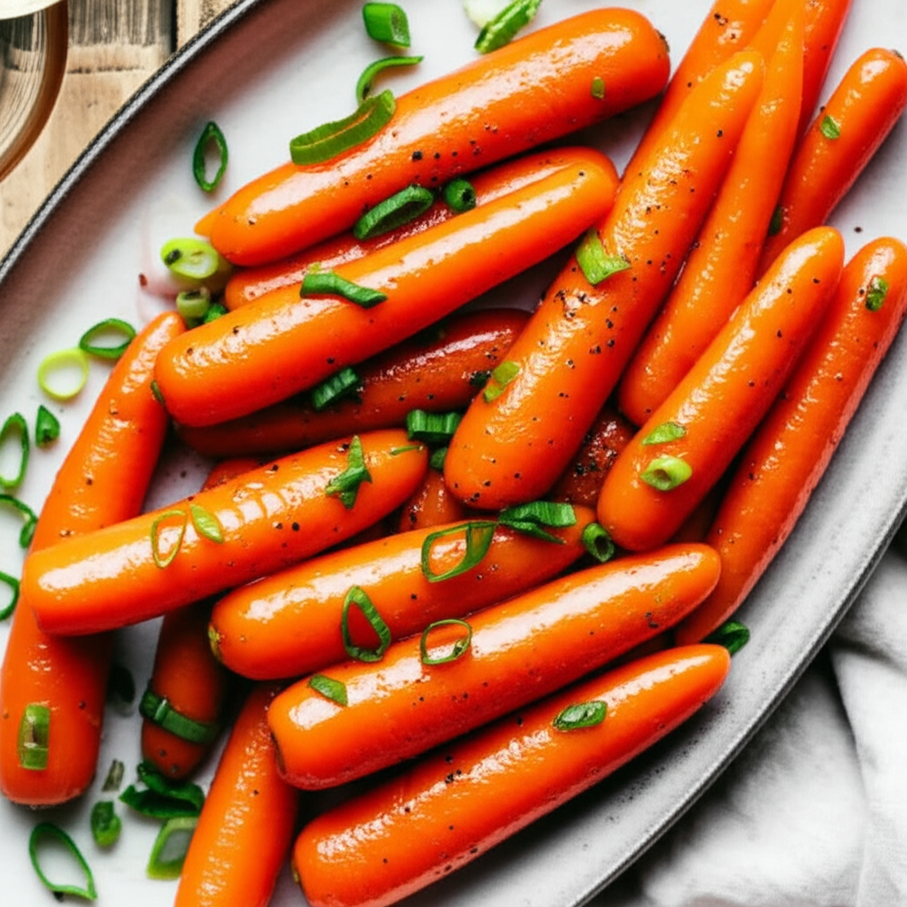 Baby Carrots With Scallions image