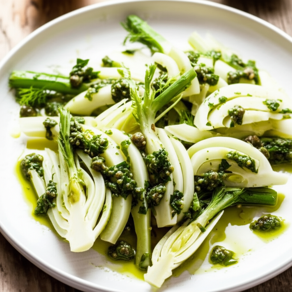 Baby Fennel With Salsa Verde image