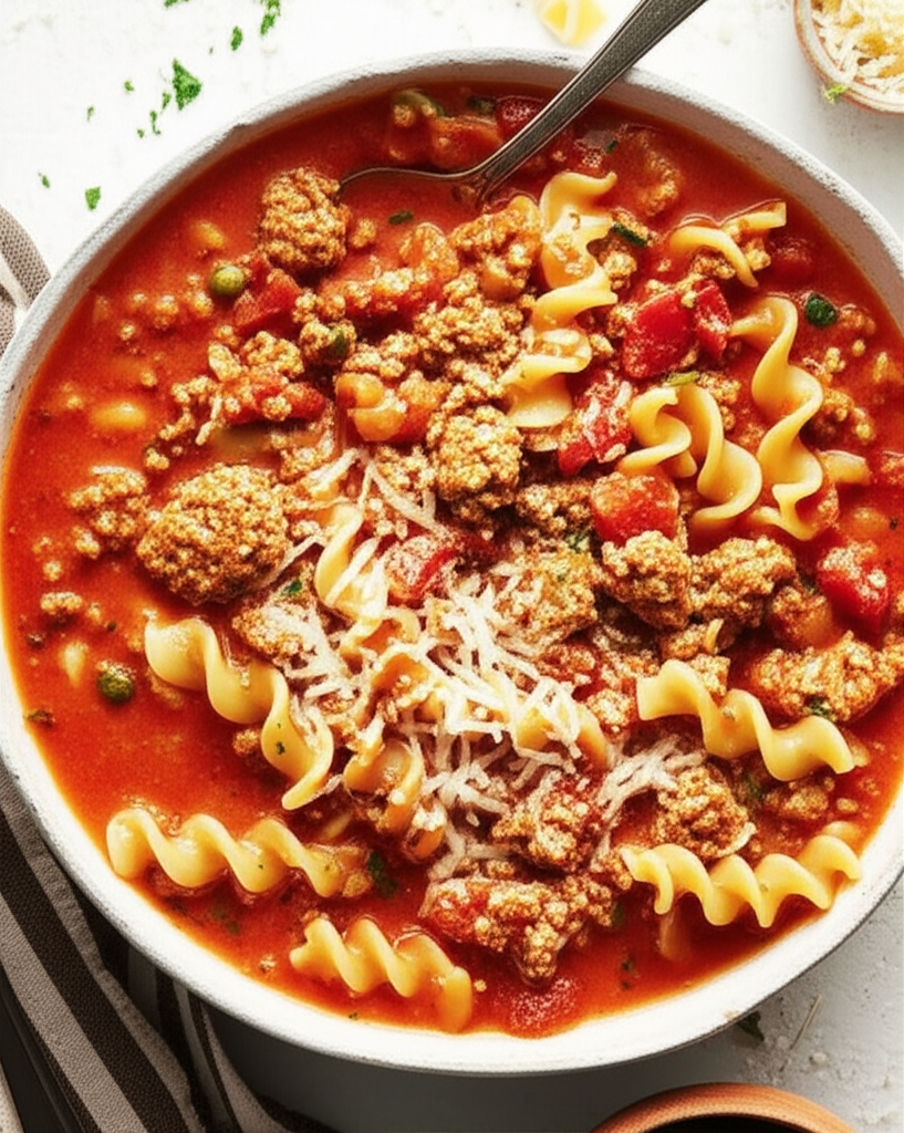 Lasagna Soup Easy Delicious image