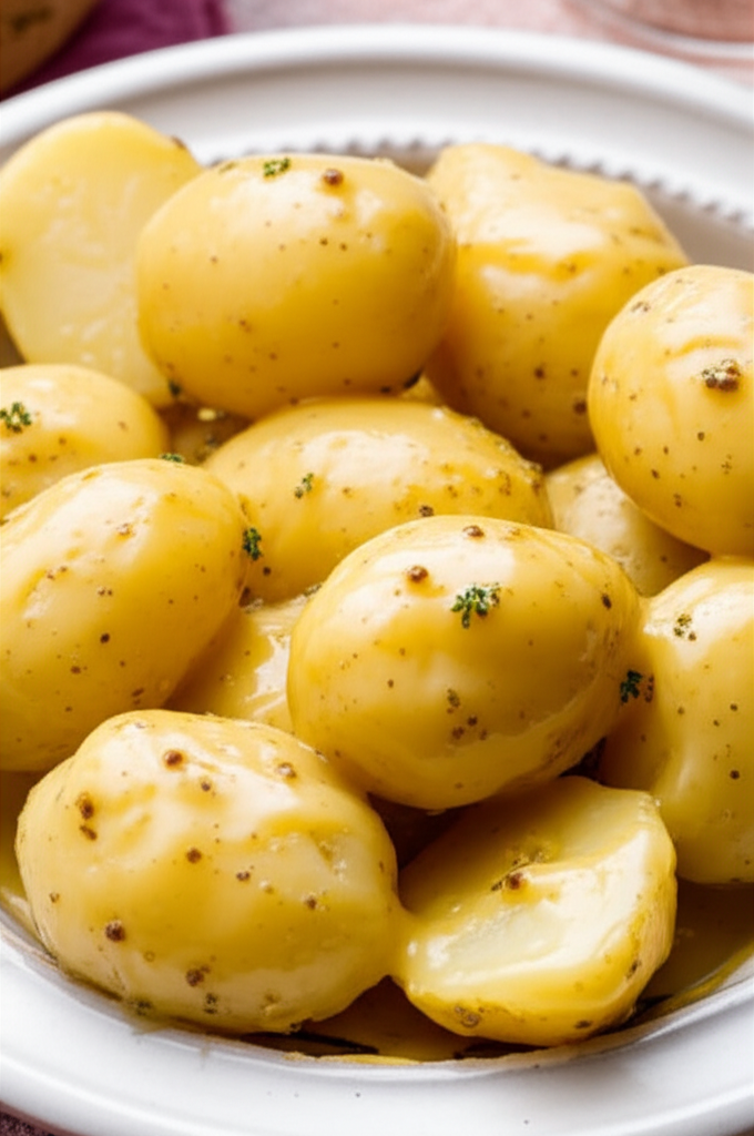 Baby Potatoes In Mustard Sauce image