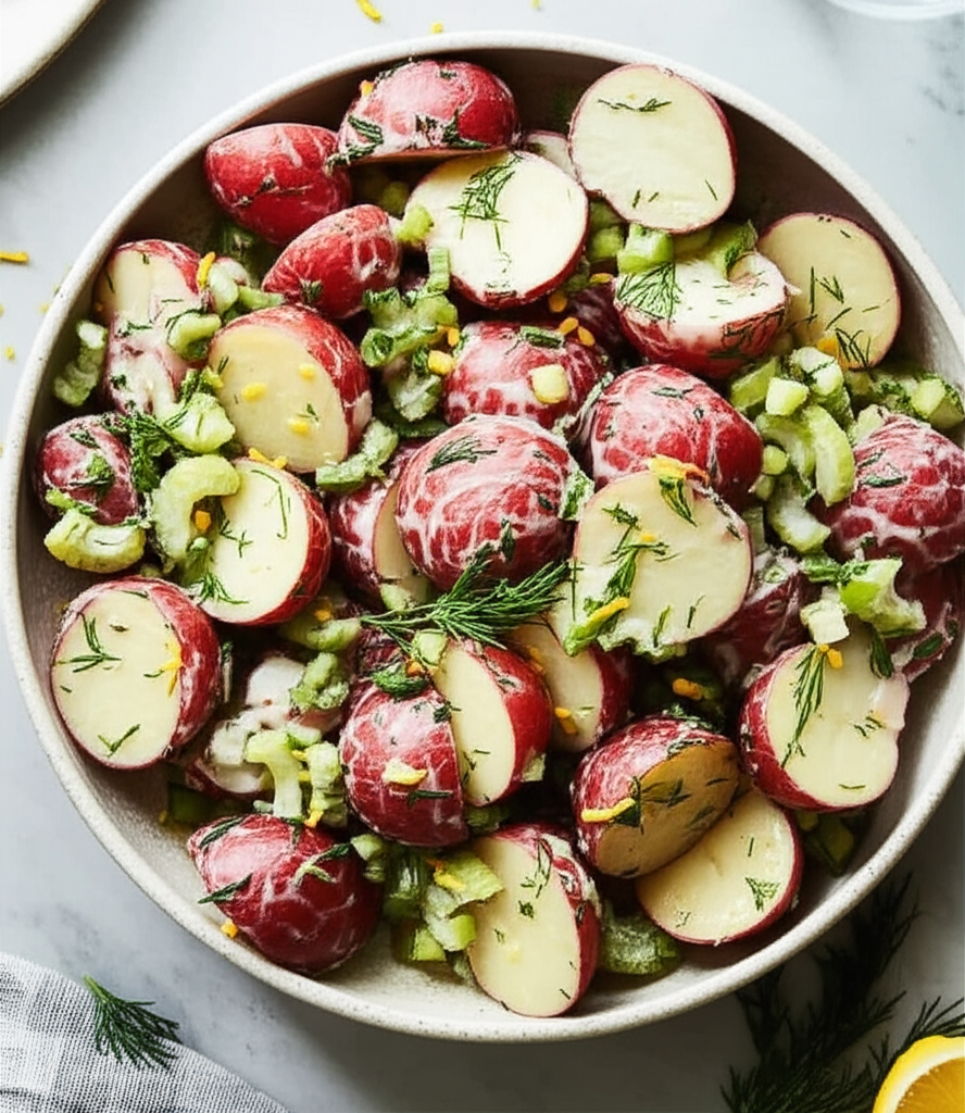 Baby Red Potato Salad With Lemon And Herbs image
