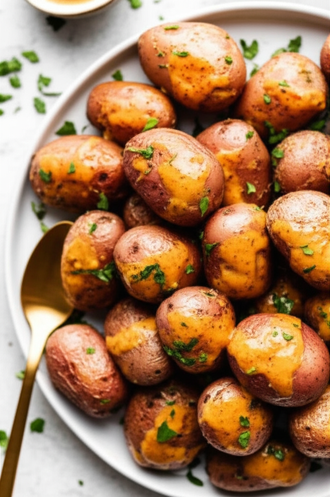 Baby Roasted Deviled Potatoes image
