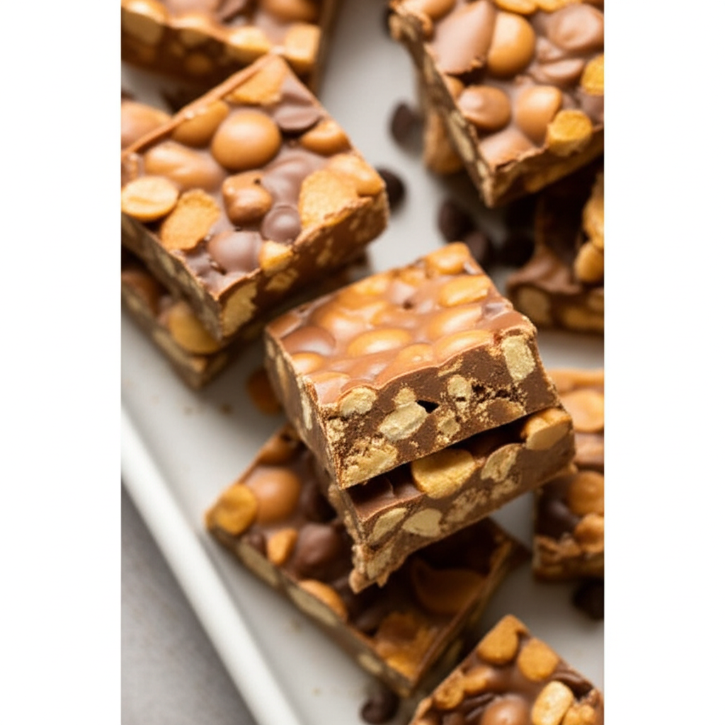 Baby Ruth Bars No Bake image