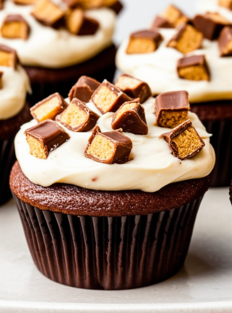 Baby Ruth Cupcakes image