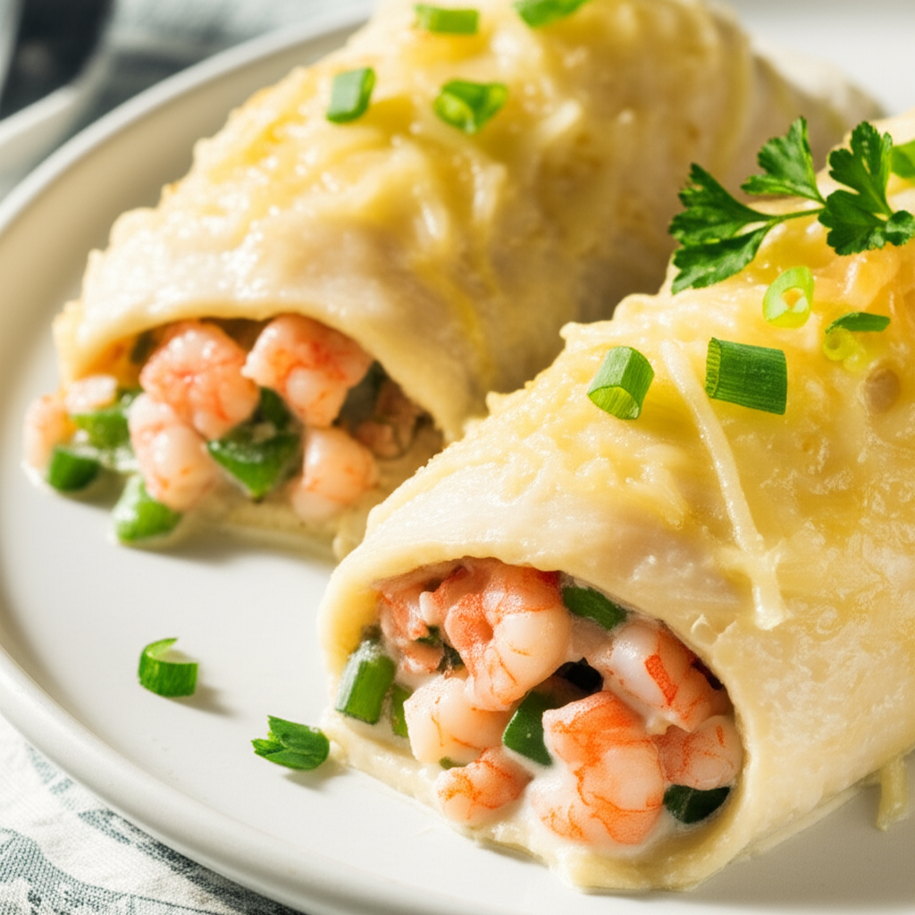 Baby Shrimp Stuffed Fillet Of Sole image