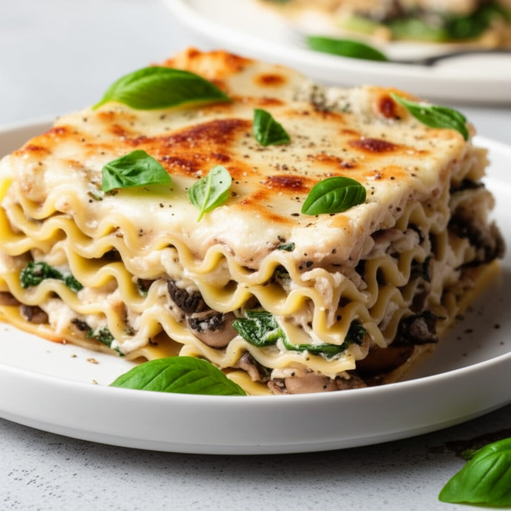 Baby Spinach And Bella S Chicken Lasagna image