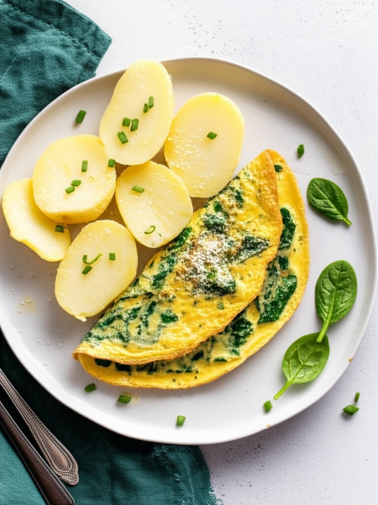 Baby Spinach Omelet image