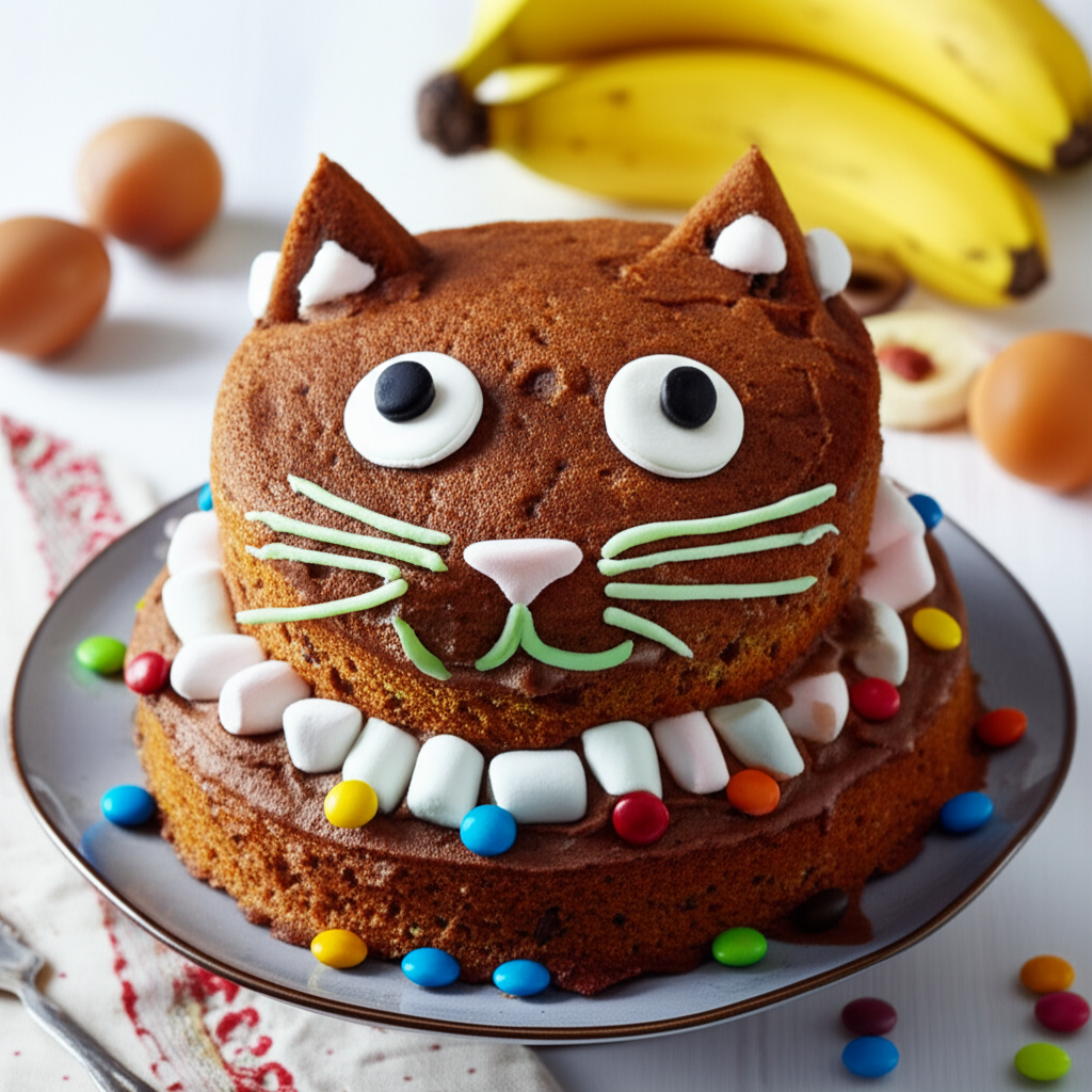 Baby's 1St Birthday Banana Cake No Sugar image