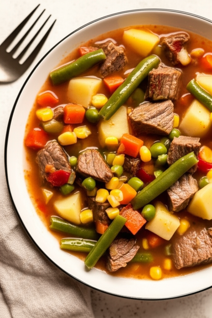 Baby S Vegetable And Beef Soup For The Crock Pot image