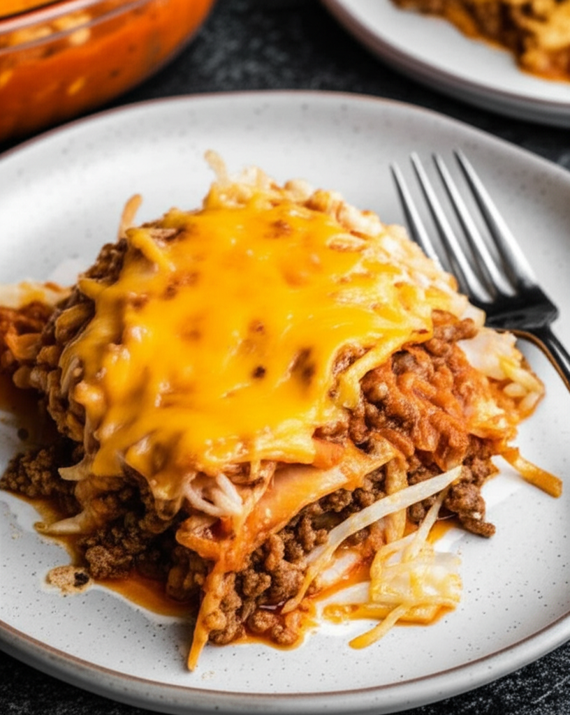 Babzy S Lazy Cabbage Casserole image