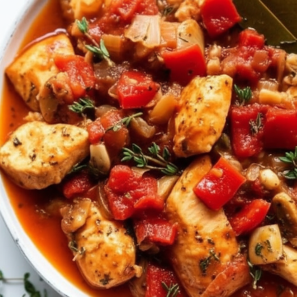 Babzy S Low Fat Chicken Cacciatore image
