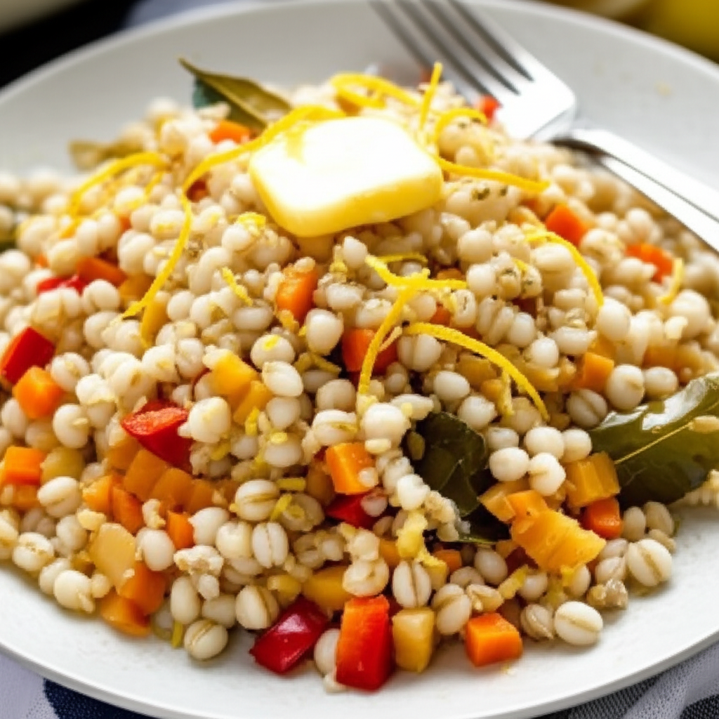 Lemon Barley Pilaf image