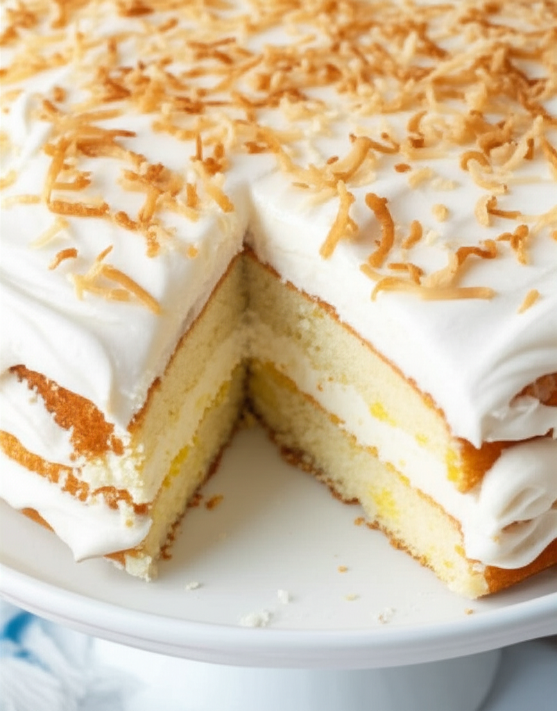 Bacardi Pina Colada Cake image