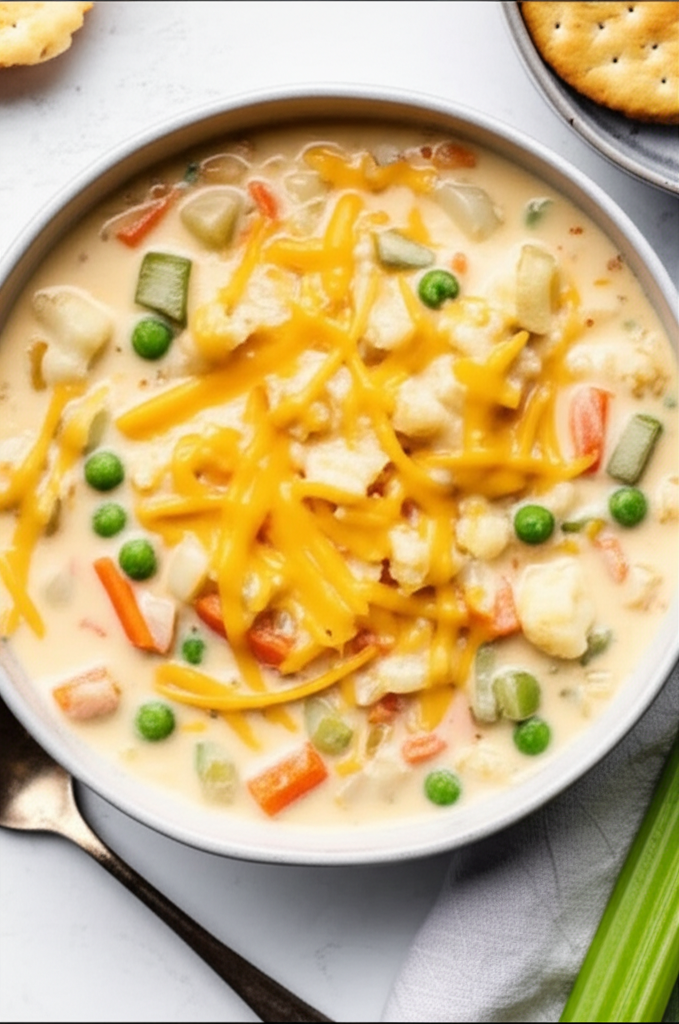 3 C S Soup 3 Carrot Cauliflower Celery W Cheese image