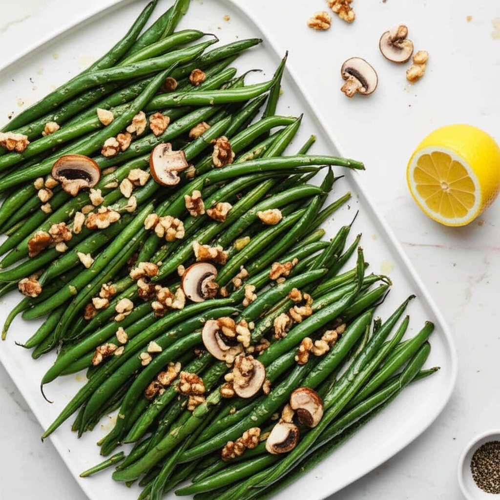 Back To Basics Roasted Green Beans image