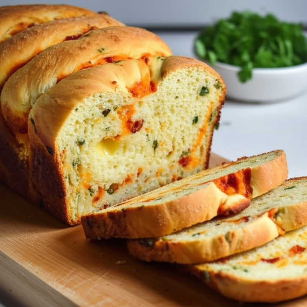 3 Cheese Pepper Bread Bread Machine image