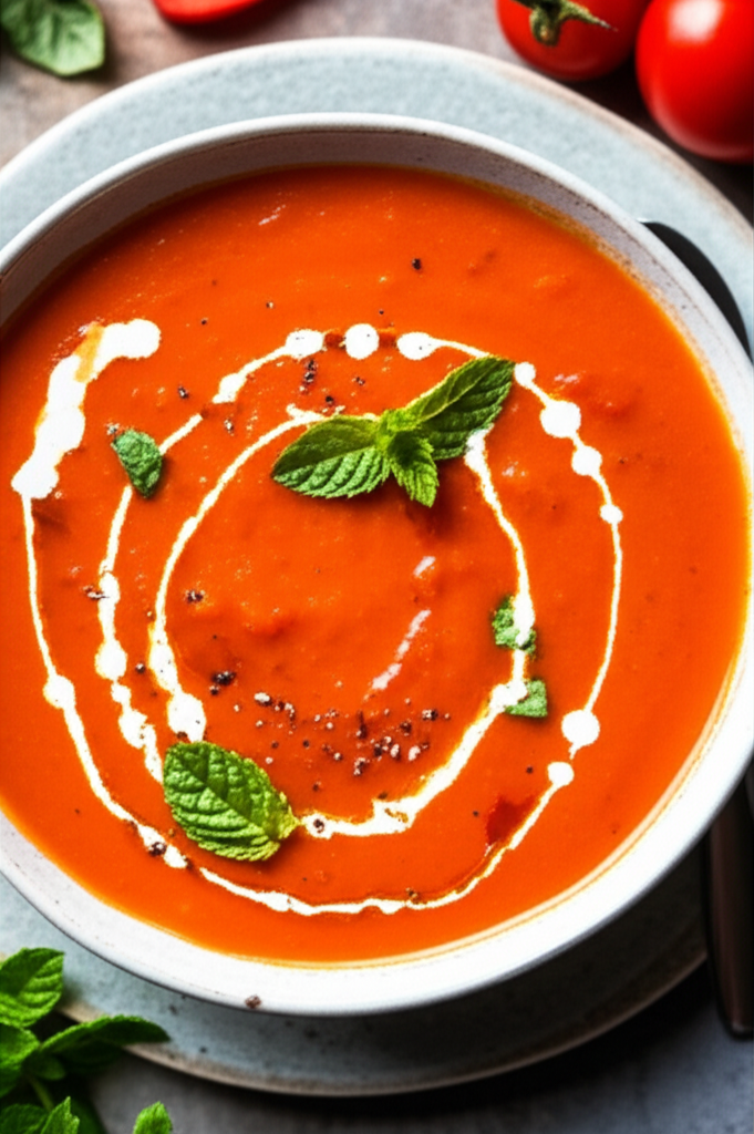 Backyard Garden Tomato Soup image