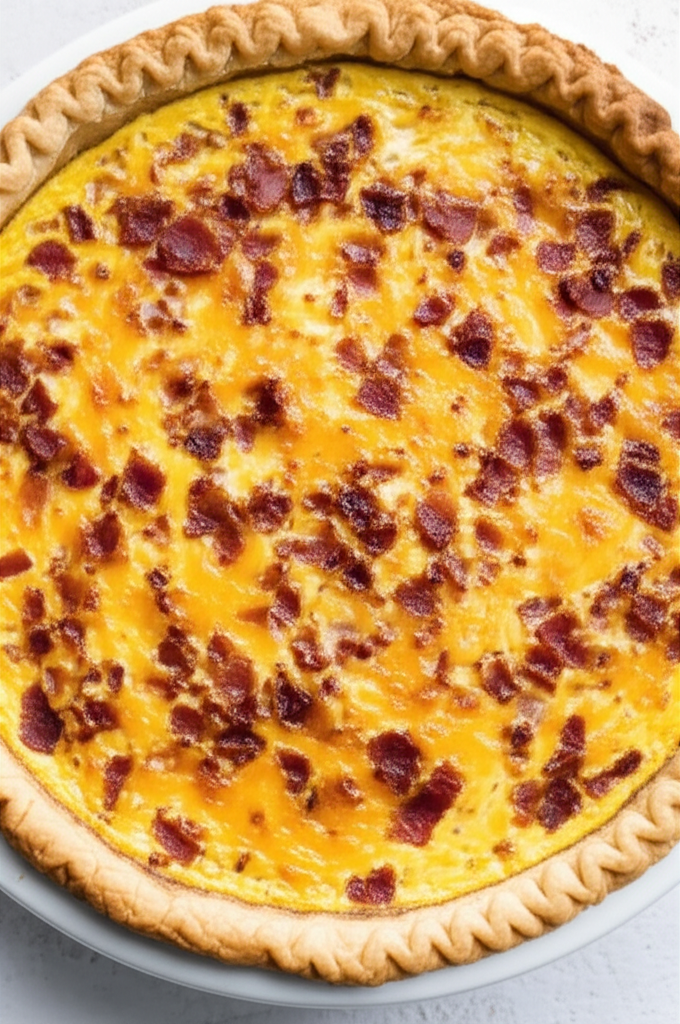 Bacon Onion Quiche image
