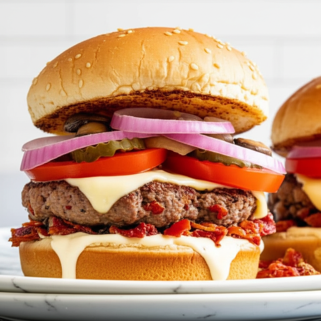 Bacon Tomato Burger image