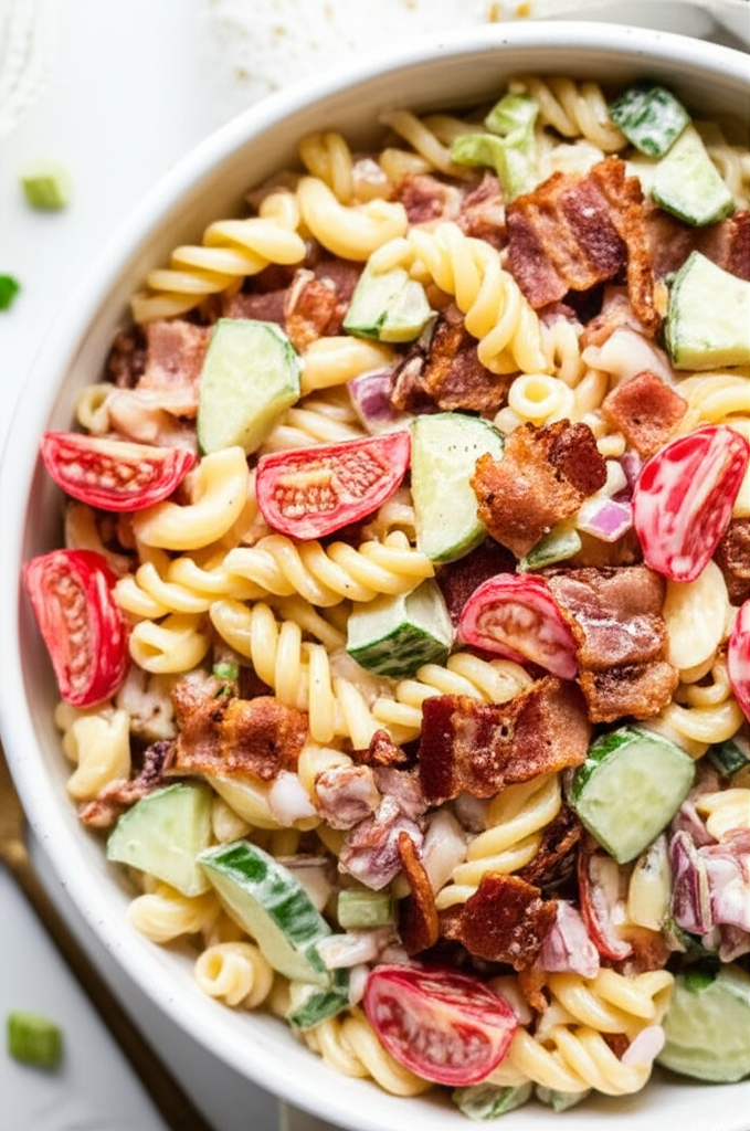 Bacon Tomato Macaroni Salad image