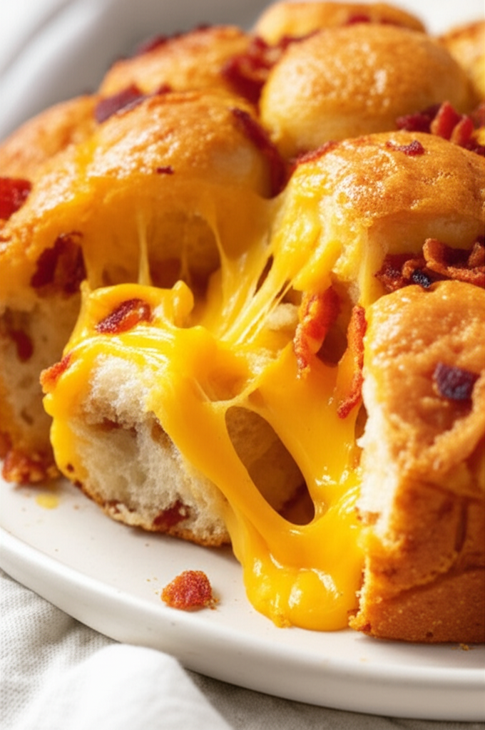 Bacon N Cheddar Bubble Bread image