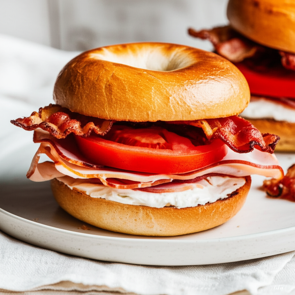 Bacon And Bagels Low Fat image