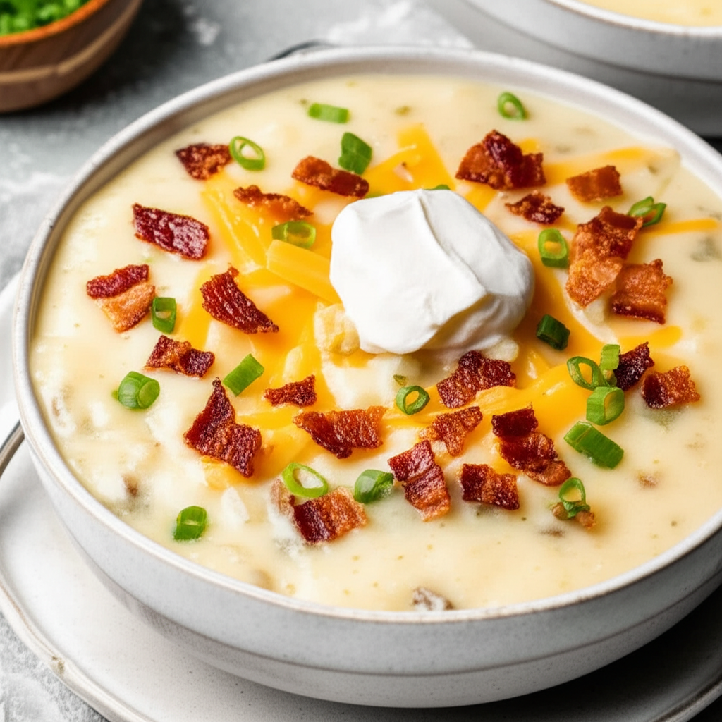 Bacon And Baked Potato Soup image