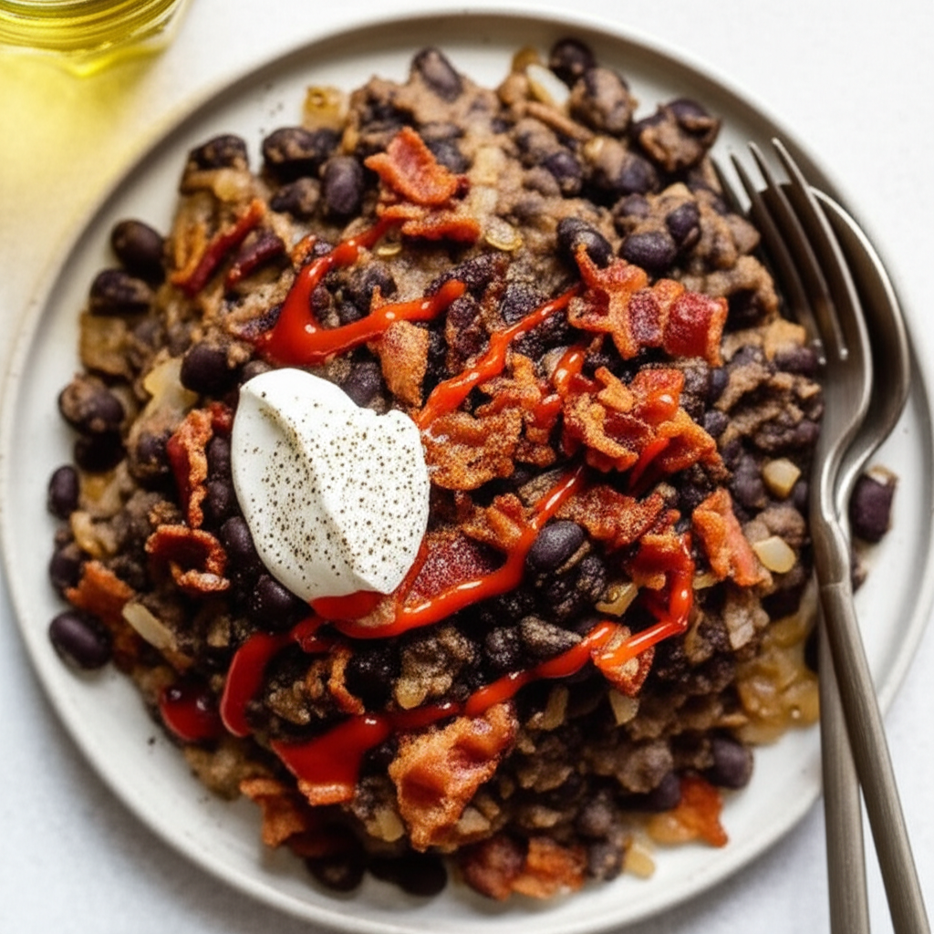 Bacon And Black Bean Smash image