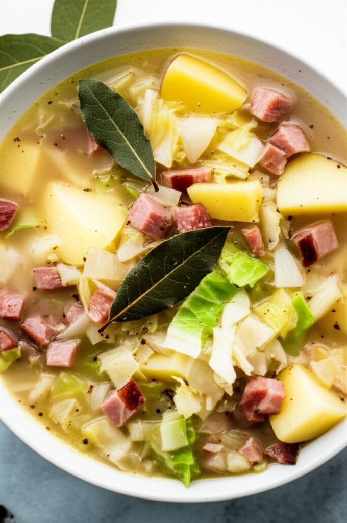 Bacon And Cabbage Soup image