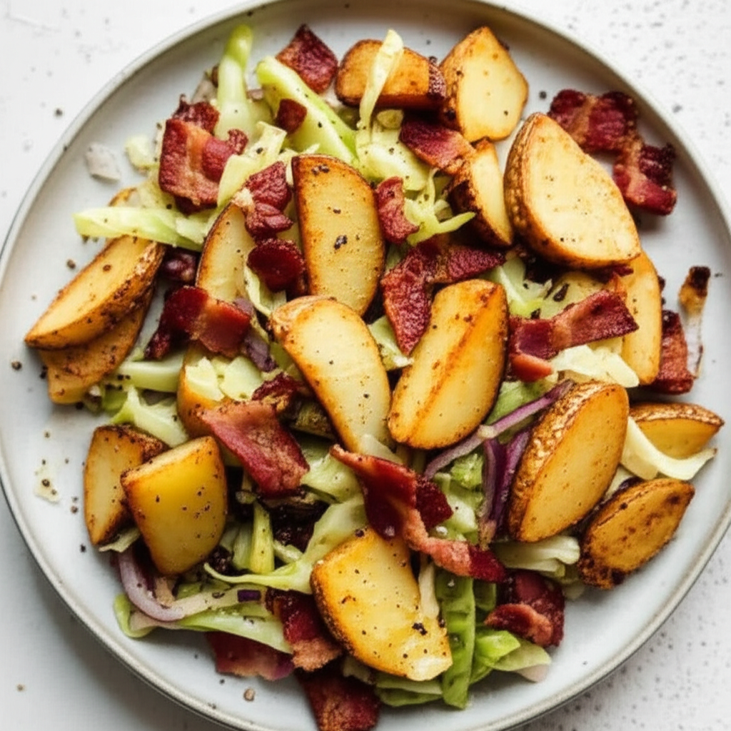 Bacon And Cabbage Home Fries image