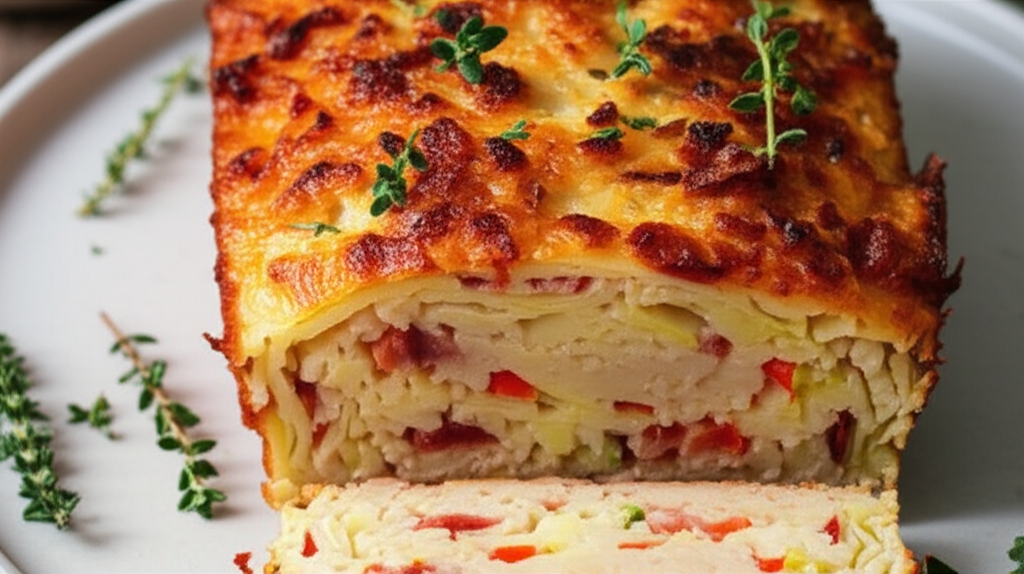 Bacon And Cabbage Loaf image