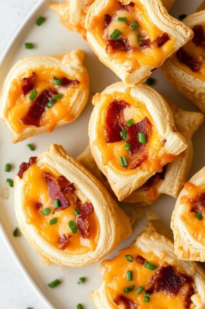 Bacon And Cheddar Puff Pastry Crisps image