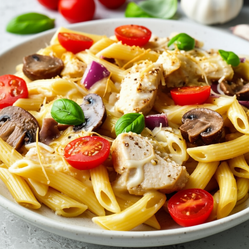 3 Cheese Chicken Penne image