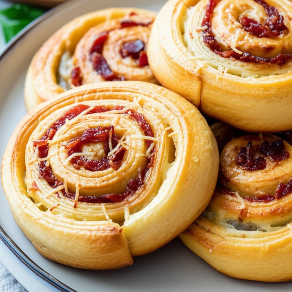 Bacon And Cheese Cocktail Swirls image