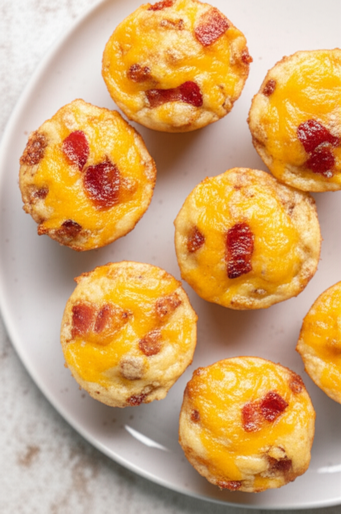 Bacon And Cheese Mini Muffins image