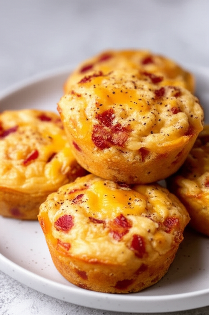 Bacon And Cheese Muffins image