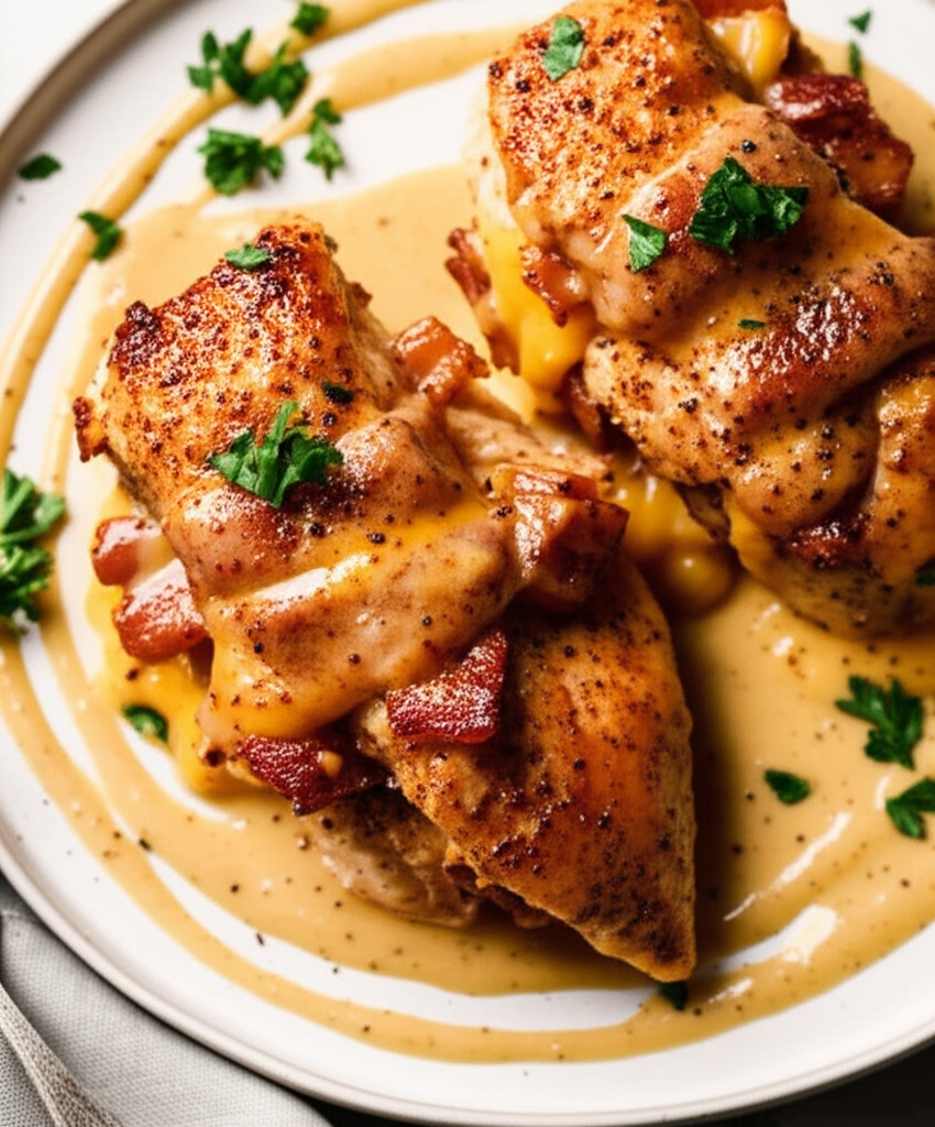 Bacon And Cheese Stuffed Chicken image