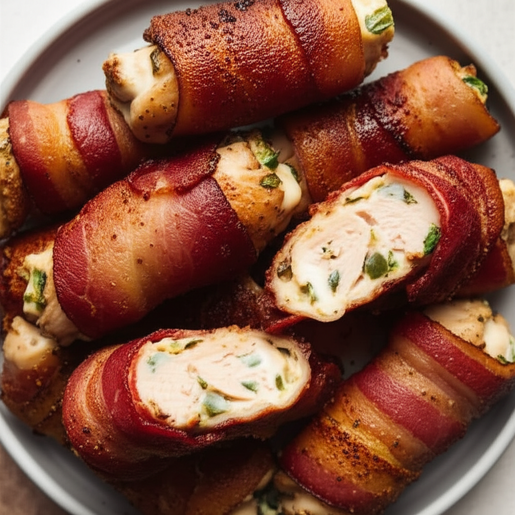 Bacon And Chicken Wraps image