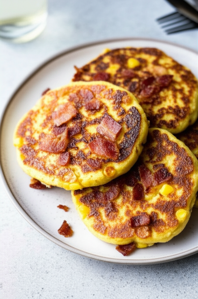 Bacon And Corn Johnnycakes image