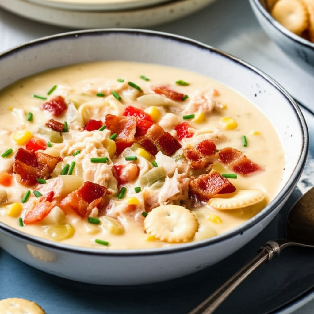Bacon And Crab Chowder image