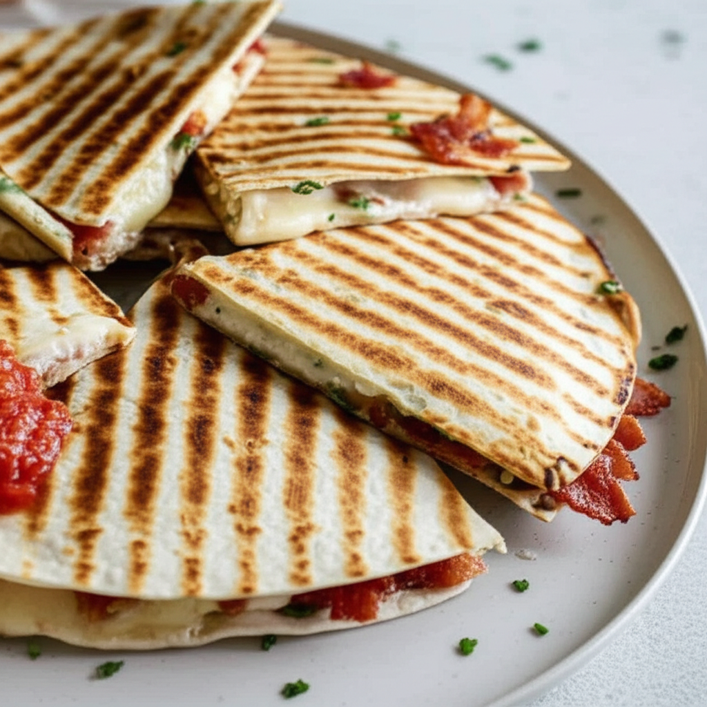 Bacon And Cream Cheese Quesadillas image